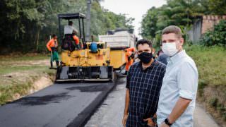 Prefeitura intensifica obras de infraestrutura de ramal no Puraquequara