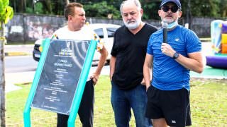 David Almeida entrega praça Belmiro Vianez totalmente revitalizada