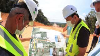 Wilson Lima vistoria obras que irão desviar fluxo de carretas em vias
