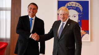 Presidente Bolsonaro se reúne com primeiro-ministro britânico nos EUA
