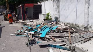 De janeiro a agosto, Prefeitura fez 30 demolições de obras irregulares