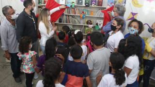 Prefeitura de Manaus e empresas nacionais inauguram ‘Casinha de Livros’