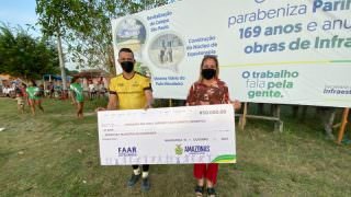 Esporte de Nhamundá recebe investimento de R$50 mil do Governo do AM