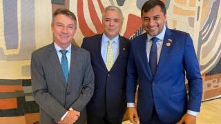 Presidente da Colômbia convida governador Wilson Lima para reunião