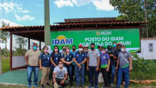 Em Parintins, Governo instala unidade do Idam na Agrovila de Caburi