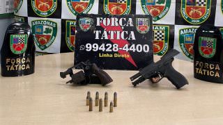 Homem é preso em posse de armas e munições na Zona Centro-Oeste