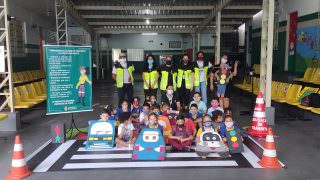 Prefeitura promove ações sobre trânsito a alunos da educação infantil