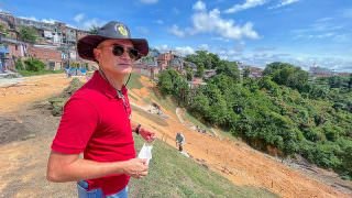 Prefeito determina criação de área de esporte e lazer em área de erosão