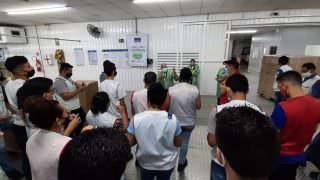 Prefeitura realiza palestra sobre trânsito seguro em empresa do Distrito