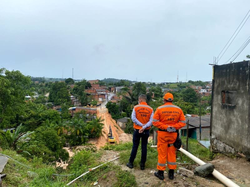 Prefeitura de Manaus registra 9 ocorrências causadas pela chuva