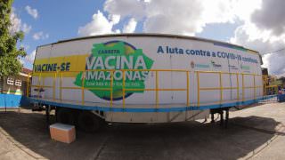 Carreta Vacina Amazonas aplica quase 2 mil doses no bairro Nova Vitória