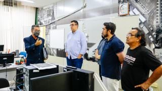 Prefeitura recebe visita do presidente do Sindicato dos Jornalistas