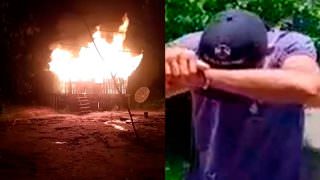 Em Manacapuru, homem é preso por tentar matar ex-mulher em incêndio