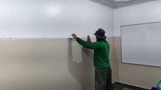 Apenados do regime semiaberto concluem serviços de pintura em Manaus
