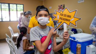 Dia de Multivacinação mobiliza mais de 1 mil crianças em Manaus