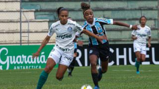 Brasileiro Feminino: Grêmio sai na frente, mas Palmeiras empata o jogo