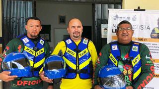Projeto ajuda mototaxistas com kits de segurança em 2 municípios do AM