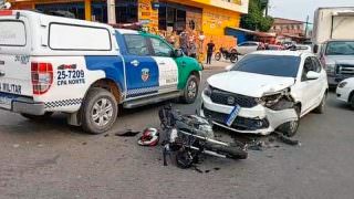 Jovem em garupa de motocicleta morre após acidente em Manaus