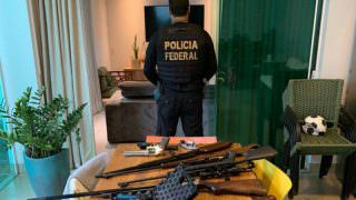 PF investiga crimes de contrabando e tráfico internacional de armas