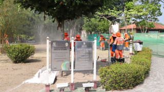 Parque dos Bilhares recebe limpeza da Prefeitura de Manaus