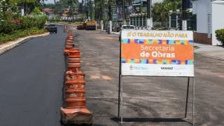 ‘Asfalta Manaus’ está em fase de conclusão na Ponta Negra