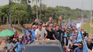 Wilson Lima reúne povo em Borba e destaca obras de infraestrutura