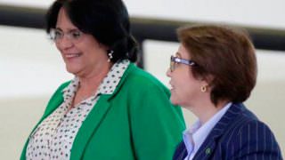 Damares e Tereza Cristina saíram na frente nas eleições para Senado