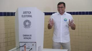 'A gente confia na decisão do povo', diz Wilson Lima na ponta das pesquisas