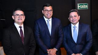 Prefeito David Almeida participa da posse do governador Wilson Lima