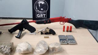 SSP-AM apreende drogas e armas em invasão no Santa Etelvina