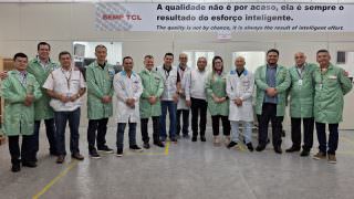 Suframa visita fábricas da Semp TCL no Polo Industrial de Manaus