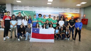 Alunos atletas embarcam para Jogos da Juventude em São Paulo