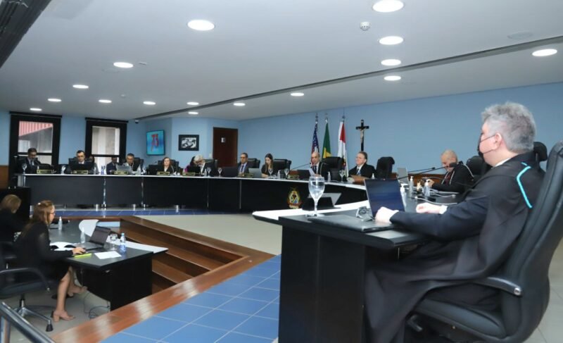 conselheiros do Tribunal de Contas (Foto: Divulgação/TCE-AM) TCE-AM terá 80 processos em pauta na sessão desta quinta-feira