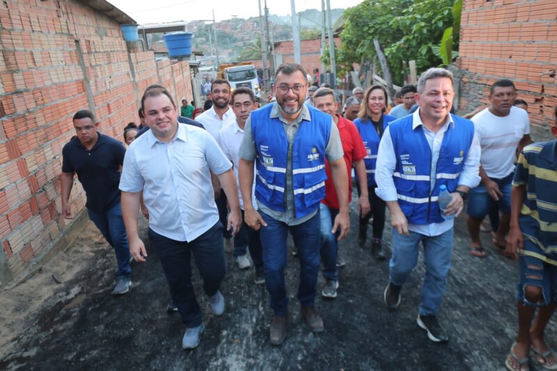 Asfalta Amazonas: Wilson Lima vistoria início de obras de recuperação viária na Zona Leste de Manaus