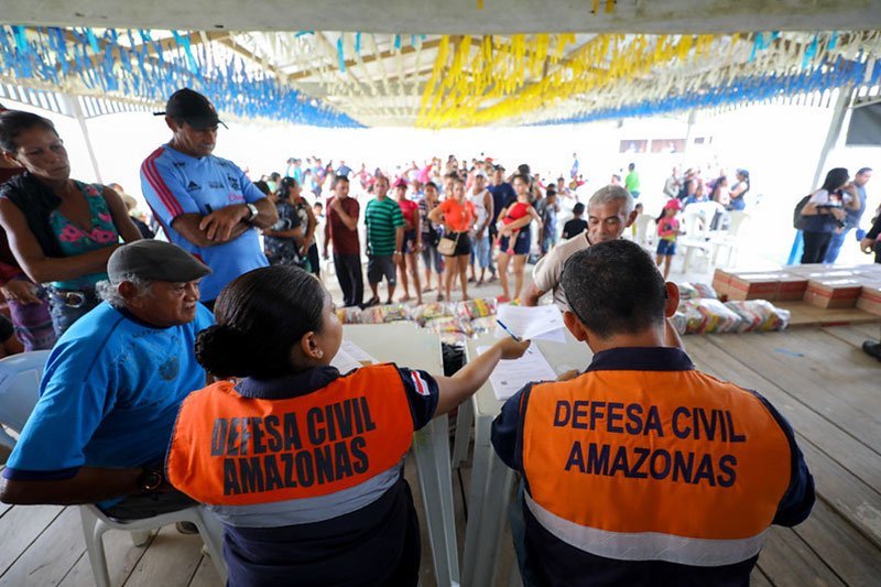 Amazonas tem 598 mil pessoas afetadas (Foto: Divulgação/Secom) Governo do AM divulga boletim sobre a estiagem nesta quarta-feira (15)