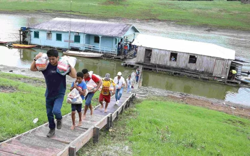 Governo do Amazonas divulga boletim sobre a estiagem no estado nesta terça-feira (14)