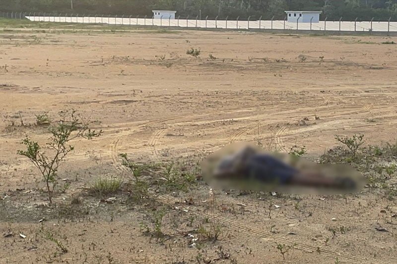 Corpo foi achado por moradores (Foto: Divulgação) Corpo de homem é achado por moradores em ramal na AM-010