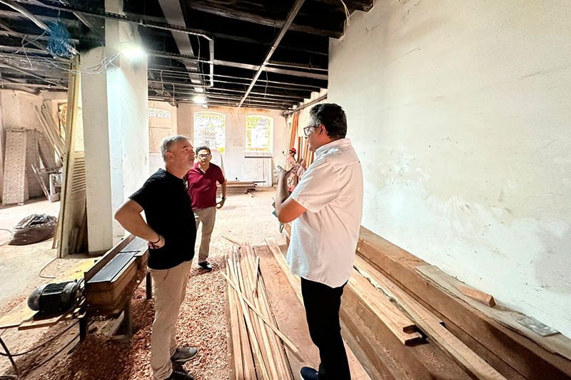 Visita técnica (Foto: Divulgação/Manauscult) Prefeitura de Manaus realiza visita técnica no canteiro de obras do ‘Nosso Centro’