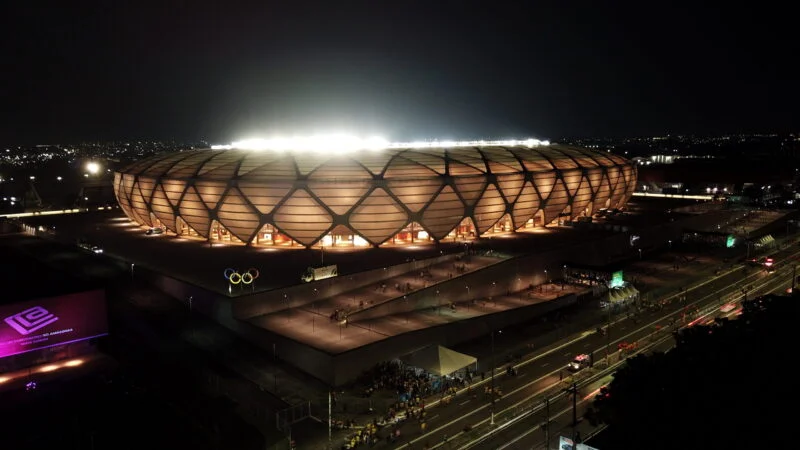 Arena do Amazônia inicia preparação para receber Flamengo e Audax