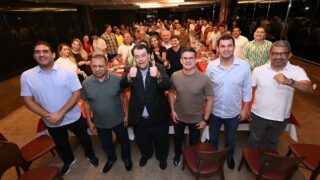 Braga reune David Almeida e prefeitos do interior em jantar