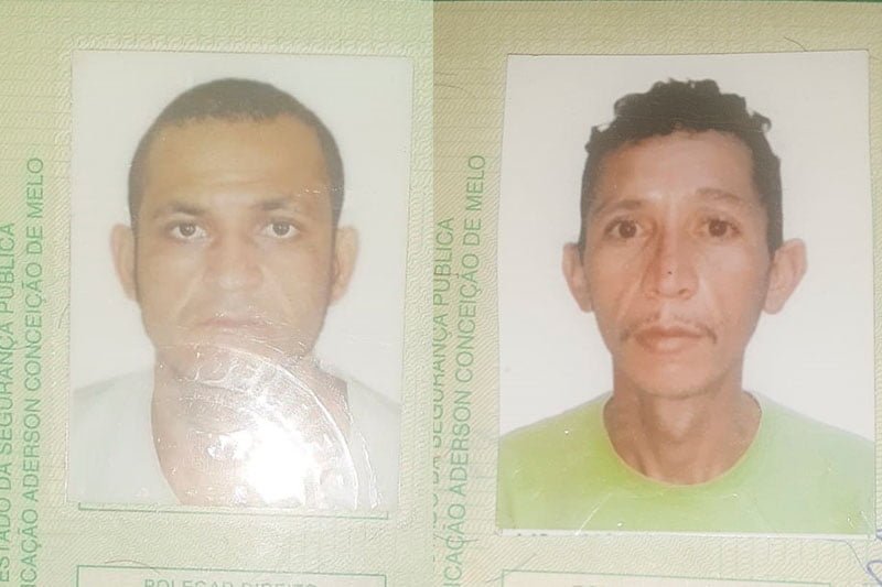 Arleilson Ramos de Souza e Thiago de Oliveira Souza foram assassinados em ramais de Manaus (Fotos: Divulgação) Dois homens são assassinados na Zona Leste de Manaus