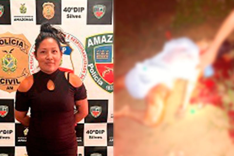 Mylena foi morta a golpes de faca (Fotos: Divulgação) Mulher é morta na véspera de Natal em Silves, no Amazonas