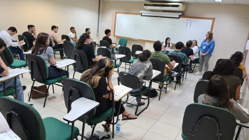 Prova PGE-AM (Foto: Suelem Carneiro/PGE-AM) PGE-AM divulga resultado preliminar da prova objetiva do Programa de Residência Jurídica