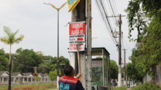 Zona Centro-Oeste recebe operação para combater poluição visual