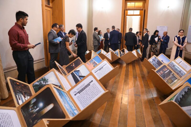 A pluralidade da arquitetura japonesa está em exposição no Centro Cultural Palácio da Justiça