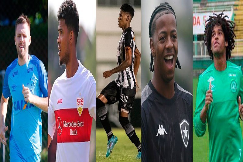 Mais cinco jogadores são contratados pelo Amazonas FC (Fotos: Divulgação) Amazonas FC anuncia mais cinco reforços para a temporada 2024