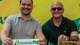 Após chamar Alberto Neto de judas, Menezes deve ser seu vice nas eleições
