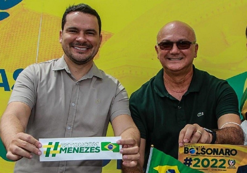 Divulgação Redes Sociais Após chamar Alberto Neto de judas, Menezes deve ser seu vice nas eleições