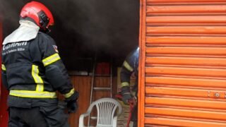 Bombeiros impedem propagação de incêndio em lanchonete no bairro Betânia