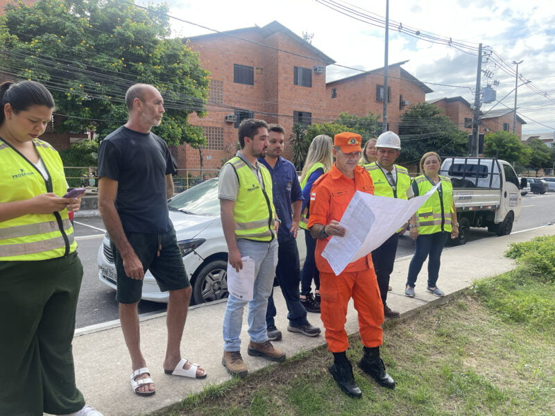 Corpo de Bombeiros inspeciona Residencial Mestre Chico 2